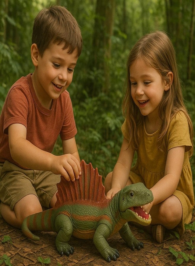 DTR Creation Spinosaurus Dinosaur Toy - 32cm Large Realistic Soft Plastic Dinosaur Figure for Kids | Educational Prehistoric Animal Model | Birthday Gift for Boys & Girls - Image 5